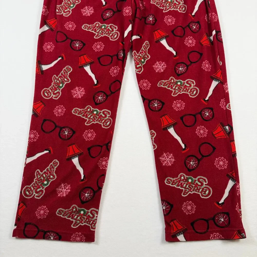 Lot of 2 Men's XL Holiday Fleece Pajama Pants Christmas Story Christmas Vacation